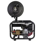 2500 PSI gas pressure washer with Honda GX200 engine and Comet triplex pump for versatile medium-duty cleaning.