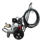 3800 PSI gas pressure washer with Honda GX270 engine and AR triplex pump, suited for heavy-duty cleaning.
