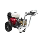 4000 PSI gas pressure washer with Honda GX390 engine and General triplex pump, designed for heavy-duty cleaning tasks.