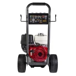 4000 PSI gas pressure washer with Honda GX390 engine and General triplex pump, ideal for industrial-grade cleaning.