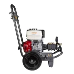 4000 PSI gas pressure washer with Honda GX390 engine and General triplex pump, ideal for industrial-grade cleaning.