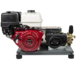 4000 PSI gas pressure washer with Honda GX390 engine and General triplex pump, built for heavy-duty cleaning tasks.