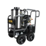 2,700 PSI hot water pressure washer with Vanguard 200 engine and AR triplex pump, designed for efficient heavy-duty cleaning