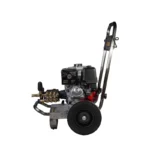 4,000 PSI gas pressure washer with Honda GX390 engine and General triplex pump, ideal for industrial cleaning tasks.