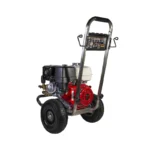4,000 PSI gas pressure washer with Honda GX390 engine and General triplex pump, ideal for industrial cleaning tasks.