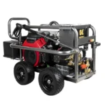 5,000 PSI gas pressure washer with Honda GX690 engine and Comet triplex pump for powerful industrial cleaning.