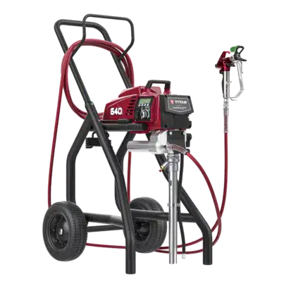 Impact® 640IA Skid electric airless sprayer with IntelliSync® and GPS technology for precise, trackable paint application