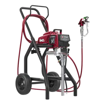 Impact® 640IA High Rider electric airless sprayer with IntelliSync® and GPS technology for precise, professional paint application