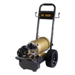 3,000 PSI electric pressure washer with 4.5 GPM, 10 HP Baldor motor, and AR Triplex pump for commercial use