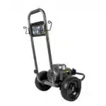 1,500 PSI electric pressure washer with Baldor electric motor and AR triplex pump for powerful cleaning.
