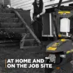2300 PSI electric pressure washer with AR axial pump, designed for home cleaning tasks.