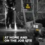 1500 PSI electric pressure washer with Baldor motor and AR triplex pump for home cleaning.