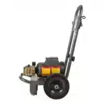 1500 PSI electric pressure washer with Baldor motor and AR triplex pump for home cleaning.