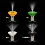 1500 PSI electric pressure washer with Baldor motor and AR triplex pump for home cleaning.