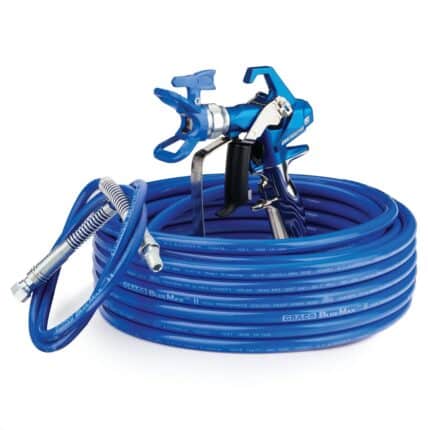 Contractor PC Airless Spray Gun, RAC X 517, BlueMax II Airless Hose 1-4 in x 50 ft, BlueMax II Airless Whip Hose 3-16 in x 4.5 ft