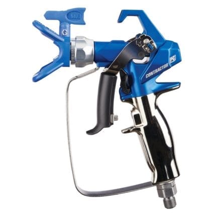 Contractor PC Airless Spray Gun, RAC X 517, BlueMax II Airless Hose 3-8 in x 50 ft, BlueMax II Airless Whip Hose 3-16 in x 4.5 ft 1