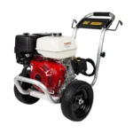 4,000 PSI 4.0 GPM gas pressure washer powered by Honda GX390 engine and General Triplex pump for heavy-duty cleaning