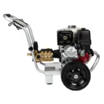 4,000 PSI 4.0 GPM gas pressure washer powered by Honda GX390 engine and General Triplex pump for heavy-duty cleaning