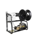 1,500 PSI wall-mount electric pressure washer with 2.0 GPM, 2.0 HP Baldor motor, and AR Triplex pump