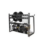 2,000 PSI electric pressure washer with 4.0 GPM, 5.0 HP Baldor motor, and AR Triplex pump