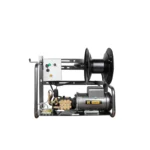 2,000 PSI electric pressure washer with 4.0 GPM, 5.0 HP Baldor motor, and AR Triplex pump