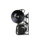 2,000 PSI electric pressure washer with 4.0 GPM, 5.0 HP 3-phase Baldor motor, and high-temperature General Triplex pump