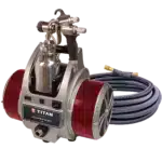 CapSpray 115 HVLP Sprayer with Maxum Elite Gun, six-stage turbine, and accessories including air hoses and Pro Sets