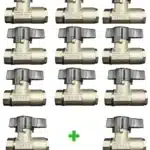 Pressure Washer Ball Valve DN10 10 Pk + 1 Free