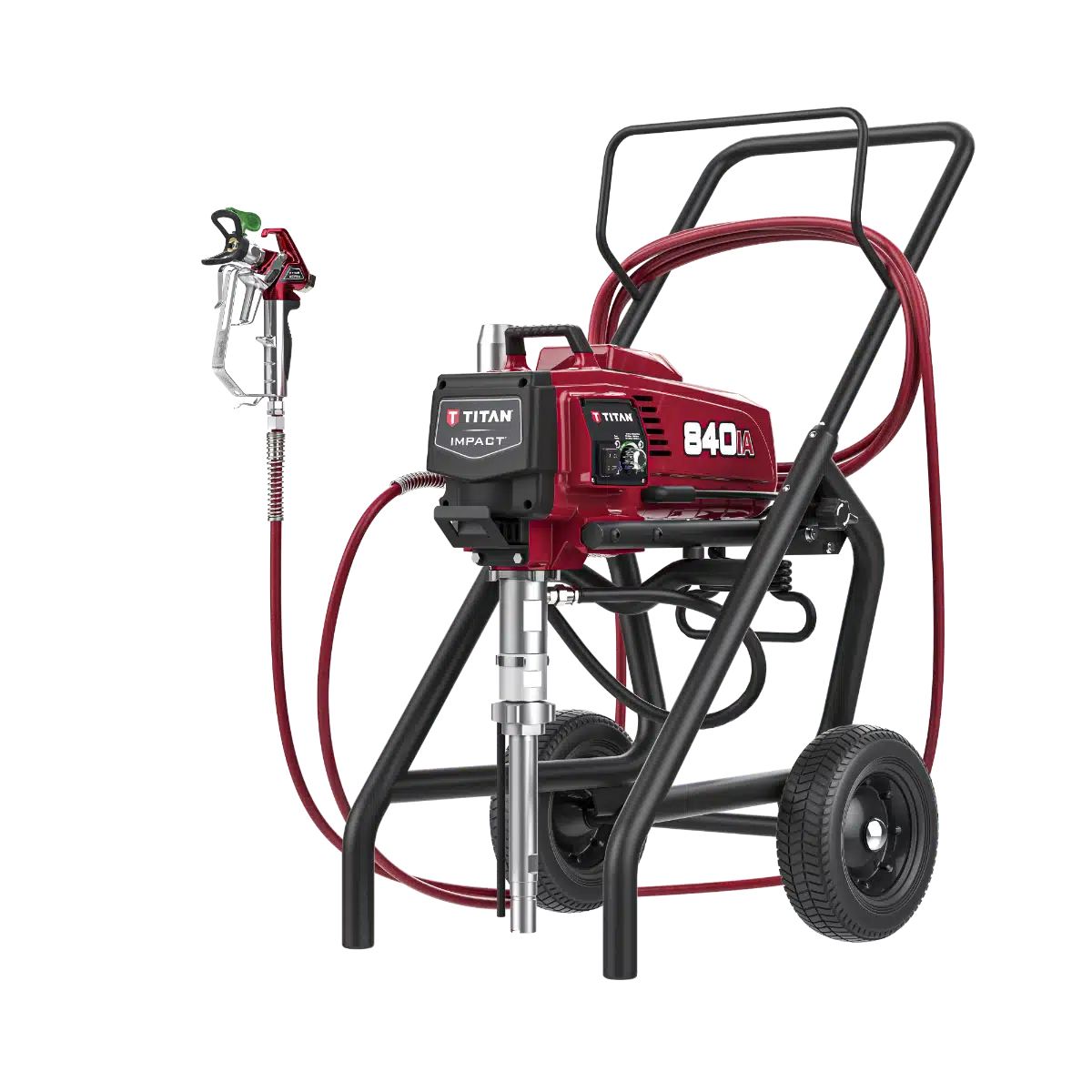 Impact® 840IA Low Rider electric airless sprayer with IntelliSync® technology for efficient, professional paint application