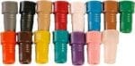 X-Jet 15-Piece Color Coded Proportioner Tip Kit- Fits Genuine Original X-Jet & X-Jet M5 Nozzle Kits